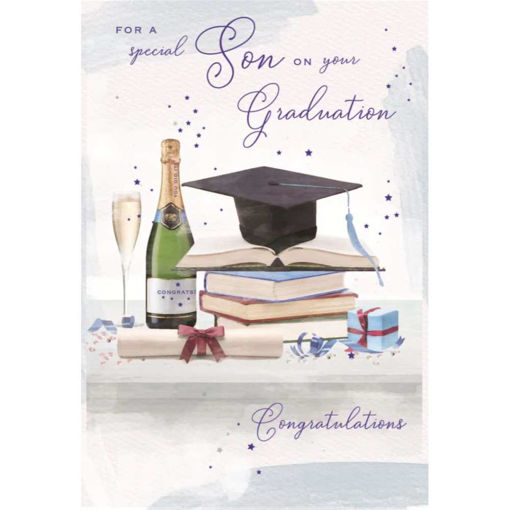 Picture of FOR A SPECIAL SON ON YOUR GRADUATION CONGRATULATIONS